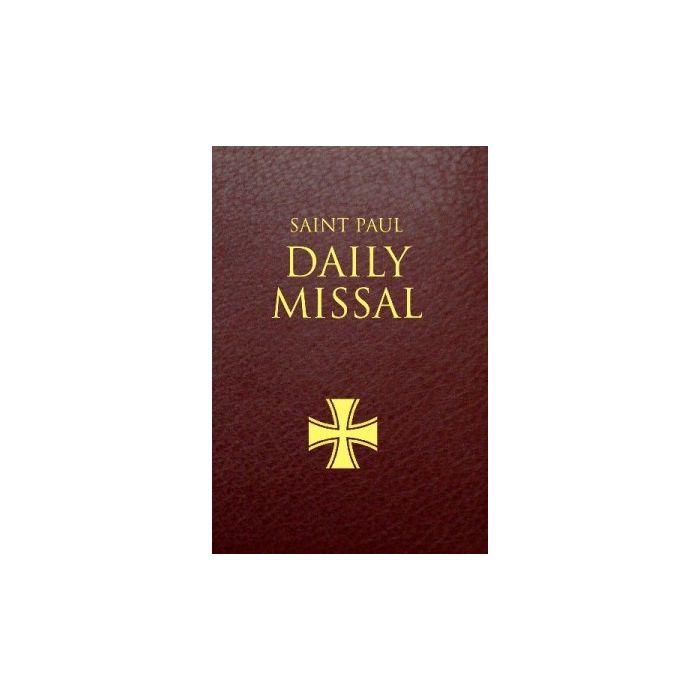 St Paul Daily Missal Burgundy