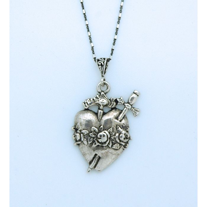 Immaculate heart necklace hotsell