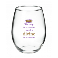 541 Divine Intervention Stemless Wine Glass