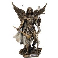 511 St. Gabriel Bronze w/ Pewter Highlights Statue