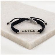 627 Nada Te Turbe Bracelet Black/Silver