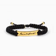 Be Not Afraid JPII Signature Bracelet Gold
