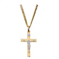 505 Gold and Silver Plated Crucifix