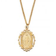 848 Miraculous Gold over Sterling Necklace