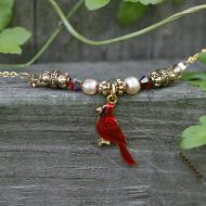 Cardinal Memory Necklace