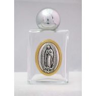 Our Lady of Guadalupe Glass Holy Water Bottle