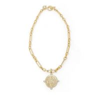 Guardian Angel 18K Goldplated Necklace