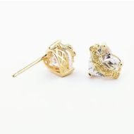 Immaculate Heart of Mary Post Earrings