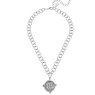 Sterling Silver St. Benedict Medal Necklace