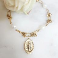 Pearl Link Undoer of Knots Bracelet
