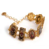 Retablo Framed Charm Bracelet