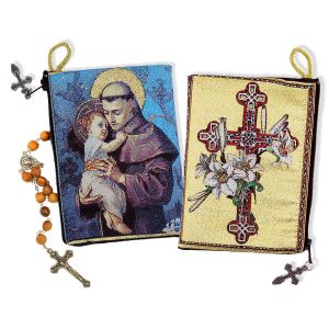 St. Anthony Rosary Icon Pouch