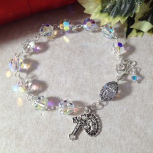 8mm Swarovski Round Bracelet