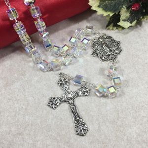 Swarovski Crystal Cube Rosary