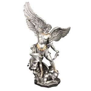 St. Michael 14" Pewter