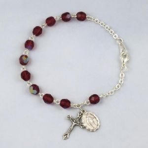 Birthstone Rosary Bracelet