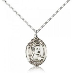 St. Elizabeth of Hungary Medal Necklace 18''