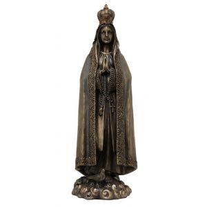 Our Lady of Fatima Bronzed 10"