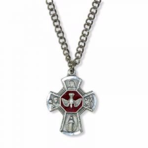 MS18 Holy Spirit 4-Way Medal 24"