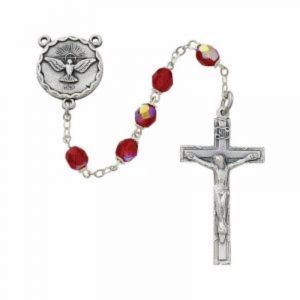 Red Holy Spirit Rosary