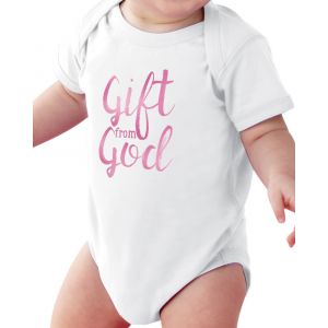 'Gift from God' Pink Onesie
