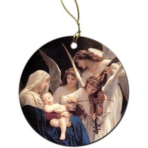 825 Song of Angels Porcelain Ornament