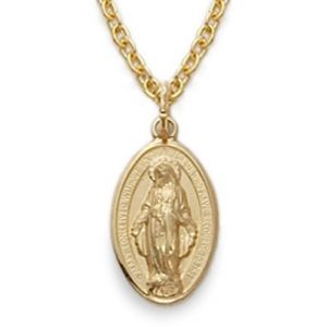 706 14kt Gold Filled Miraculous Necklace 18"
