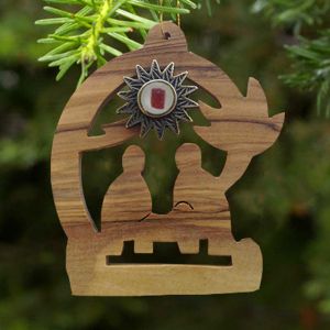Nativity Ornament with Relic