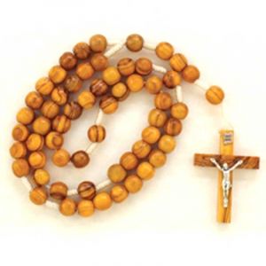 Olive Wood Rosary Crucifix
