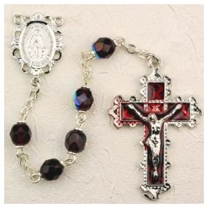 Birthstone Enamel Miraculous Rosary (More Colors)