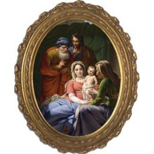 Holy Family Oval 12 x 16