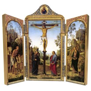 Crucifixion Triptych - Pietro Perugino