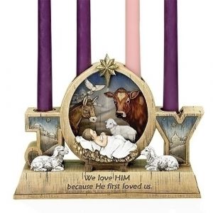 Baby Jesus with the Animals Advent