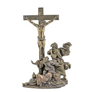Bronze Crucifixion Masterpiece 11"