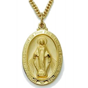 Miraculous 14kt Gold Plated 24" Necklace