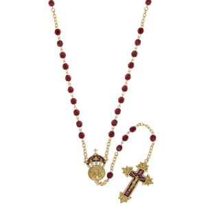 King of Kings Rosary with Virgin Mary Center