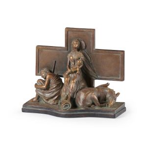Flight Into Egypt Statue
