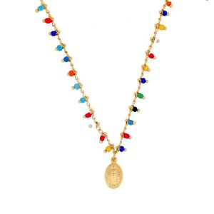 Miraculous Tiny Colorful Bead Necklace