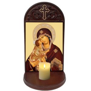 Virgin of Vladimir Wooden Shrine