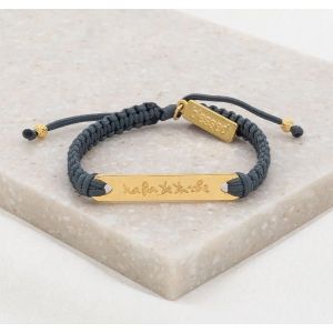 628 Nada Te Turbe Bracelet Slate/Gold