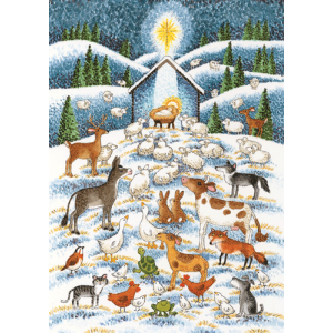 Animals and Creche Christmas Cards