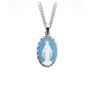 Sterling Silver Cameo 18" Necklace