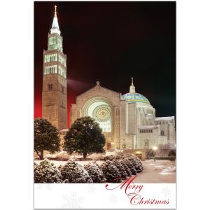 S24 Shrine Winter Evening Christmas Cards