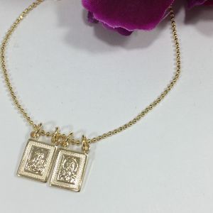 855 Scapular Gold Plated Bracelet