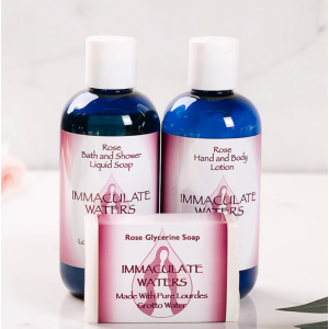 Rose Immaculate Waters Set