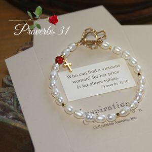 Virtuous Woman Freshwater Pearl Bracelet