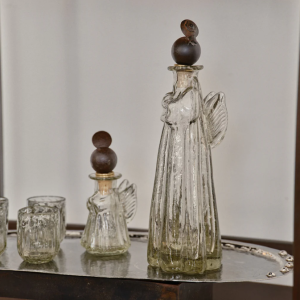 Angelito Bendito Glass Decanter Small