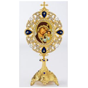 Virgin and Child Reliquary Style Icon