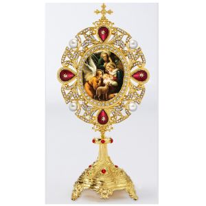 Nativity of Christ with Angel Icon