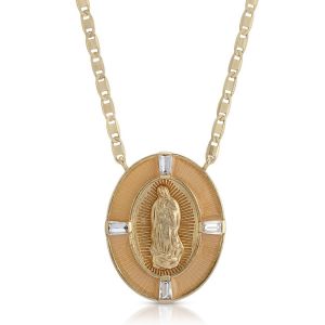Our Lady of Guadalupe Enamel Necklace